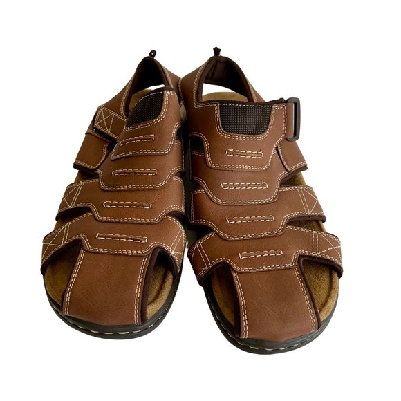 Dockers Mens Sandals Brown Closed Toe Comfort Summer Shoes US 11 EU 44 new main image 4